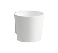 LAUFEN SCOPIO lavabo, avec fixation murale, rond, 1 trou pour robinet, sans trop-plein, 400x500x350mm, H510CO40001111, Couleur: Blanc brillant