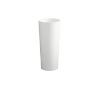 LAUFEN SCOPIO lavabos, au sol, avec fixation murale, rond, sans trou pour robinet, sans trop-plein, 400x425x900mm, H511CO40001121, Couleur: Blanc brillant