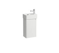 LAUFEN Set complet 340, VAL Lave-mains, 1 trou de robinetterie à droite, avec trop-plein, incl. meuble sous-lavabo BASE 2.0, 1 porte à droite, 340x220x635mm, H8612809901061