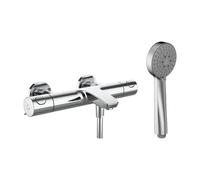LAUFEN Shower Robinetterie de baignoire en applique avec mitigeur thermostatique, HF506561100600,