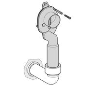 Laufen - Siphon pour raccord caché H8941530000001