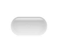 Sonar baignoire îlot en marbond percé 5 tr pr la robi 1600x815mm blanc - LAUFEN H2213420000361
