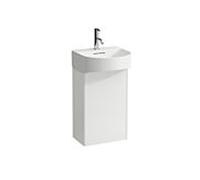 Laufen Meuble sous-vasque Sonar H4054810341701 1 porte charnière gauche blanc mat 38,5x60x24 cm