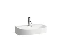 LAUFEN Sonar lavabo à poser, 3 trous pour robinet, sans trop-plein, 600x420mm, poli, H8163424001581, Couleur: Blanc avec LCC