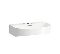 LAUFEN Lavabo Sonar H8103424001081 – 3 trous, 600×420×140 mm, avec trop-plein, blanc LCC