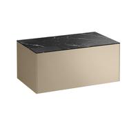 LAUFEN Sonar Caisson à tiroirs / buffet H4054100341401 77,5x34x45,5cm, buffet sans découpe, or / Nero Marquina