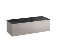 LAUFEN Caisson à tiroirs / buffet H4054200341421 117,5x34x45,5cm, buffet sans découpe, titane / Nero Marquina