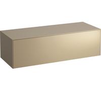 Laufen Meuble sous-lavabo Sonar H4054200340401 – sans découpe, tiroir doré laqué, 1175×455×340 mm