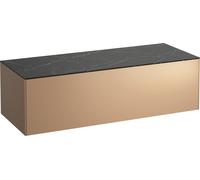 Laufen Sonar meuble avec plan de travail 117.5x45.5x34 cm sous-lavabo suspendu noir-cuivré H4054200341411