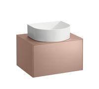 LAUFEN Caisson à tiroirs / buffet H4054010340411 57,5x34x45,5cm, découpe au milieu, cuivre