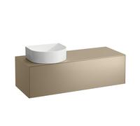 Tiroir Sonar en cours d'utilisation, 1 tiroir, adapté aux cuvettes des lavabos 812340, 812341, 812342, 812343, découpe à gauche pour le lavabo, H4054220340401, Couleur: Or