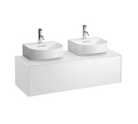 Laufen Meuble sous-vasque Sonar H4054540341701 1 tiroir 117,5x34x45,5 cm Neige (blanc mat)