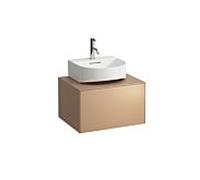 Laufen Tiroir Sonar H4054310340411 – 1 tiroir pour lave-mains H816341, découpe centrale, cuivre