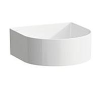 Laufen Lavabo Sonar H8123407571121 34x34 cm sans trou pour robinet ni trop-plein blanc mat