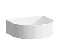 LAUFEN Vasque à poser Sonar 41×36,5 cm, sans trou, sans trop-plein, blanc mat
