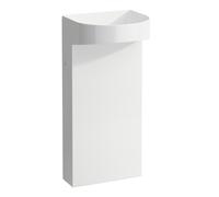 LAUFEN Sondeur mobile pour lavabo avec colonne intégrée, sans trou pour robinet, sans trop-plein, 410x900mm, avec robinet de vidange, blanc, H8113414001121
