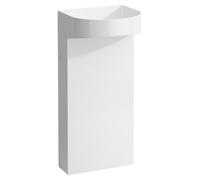 LAUFEN Sondeur mobile pour lavabo avec colonne intégrée, sans trou pour robinet, sans trop-plein, 410x900mm, avec robinet de vidange, blanc, H8113410001121