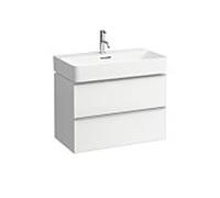 Space Meuble 80 A/2 Tir Blanc Mat - LAUFEN H4101821601001