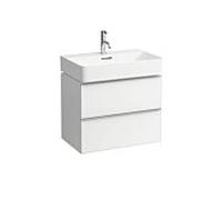 LAUFEN Space H4101621601001 63,5x52x41cm, avec 2 tiroirs, blanc mat