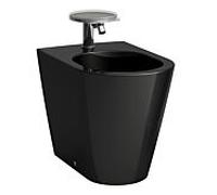 LAUFEN Kartell Bidet sur pied, 1 trou pour robinet, 370x545x430mm, H8323310203021, Couleur: Noir brillant