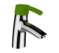 LAUFEN Surf Mitigeur monocommandé pour lavabo, avec vidage, saillie 110mm, HF918520020001, Exécution: Levier de poignée vert