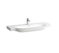 LAUFEN Le nouveau classique H8138587571041 2000 120x48cm, peut être construit blanc , avec trop - plein, avec match1 trou du robinet, match0 mat