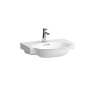 LAUFEN The New Classic lavabo, encastré, avec trop-plein, 1 trou pour robinet, 600x480mm, H8138537571041, Couleur: blanc mat