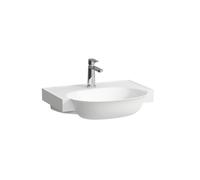 LAUFEN The New Classic lavabo, encastré, sans trop-plein, 3 trous pour robinet, 600x480mm, H8138530001581, Couleur: Blanc