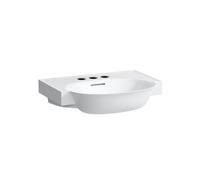 LAUFEN The New Classic lavabo, encastré, avec trop-plein, 3 trous pour robinet, 600x480mm, H8138537571081, Couleur: blanc mat
