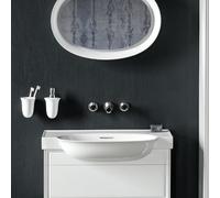 LAUFEN Le nouveau lavabo classique H8138554001091 sous, avec trop-plein, sans trou pour robinet, LCC
