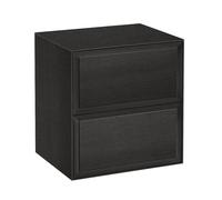 LAUFEN Le nouveau meuble à tiroirs / buffet H4060060856281 57,5x60x45,5cm, 2 tiroirs, buffet sans découpe, chêne noirci