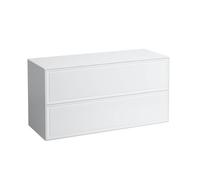 LAUFEN Le nouveau meuble à tiroirs / buffet H4060260851701 117,5x60x45,5cm, 2 tiroirs, buffet sans découpe, blanc mat