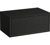 LAUFEN Buffet The New Classic – 1 tiroir sans découpe chêne noirci 77,5×45,5×34,5 cm