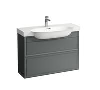 LAUFEN The New Classic Meuble sous-lavabo, 2 tiroirs, 975x315x675mm, H4060920856271, Couleur: Trafic gris