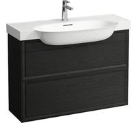 The new classic meuble 2 tiroirs pour lavabo 813857 975x315x345mm chêne noirci - LAUFEN H4060920856281