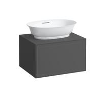 LAUFEN The New Classic Sideboard, 1 tiroir, 575x455x345mm, pour bac de lavage H812852/3, H4060010856271, Couleur: Trafic gris