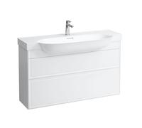 The new classic meuble 2 tiroirs pour lavabo 813858 1175x315x675mm blanc mat - LAUFEN H4060520851701