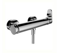 LAUFEN The New Classic Mitigeur de douche, apparent, réglage du débit, y compris douchette et flexible de douche, HF900550100600