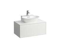LAUFEN The New Classic Sideboard, 1 tiroir, 775x455x345mm, pour lave-mains à poser H816852, H4060130856281, Couleur: Chêne noirci