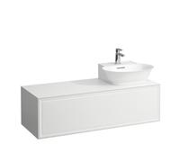 LAUFEN The New Classic Sideboard, découpe à droite, 1175x455x345mm, 1 tiroir, pour lave-mains à poser H816852, H4060860856311