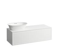 LAUFEN Le nouveau meuble à tiroirs / buffet H4060810856281 117,5x34,5x45,5cm, 2000 , découpe vasque à gauche, chêne noirci