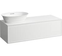 LAUFEN The New Classic Sideboard, découpe à gauche, 1175x455x345mm, 1 tiroir, pour bac à linge H812852/3, H4060810851701