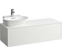 Laufen Meuble 1 tiroir The New Classic H4060850851701 découpe à gauche 1175×455×345 mm blanc mat