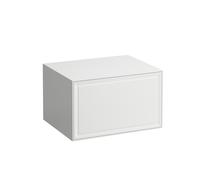The new classic meuble sans découpe 575 avec un tiroir gris traffic 575x455x350 - LAUFEN H4060050856271