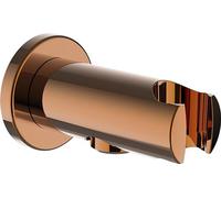 LAUFEN Twin Coude de raccordement, avec support de douche, saillie 42mm, avec clapet anti-retour, rosace ronde, HF504778465000