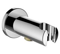 LAUFEN Twin Coude de raccordement, avec support de douche, saillie 42mm, avec clapet anti-retour, rosace ronde, HF504778100000