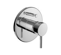 Laufen Twinplus - Mitigeur de baignoire encastré, avec 2 sorties, purgeur d'air, chrome HF505489100000