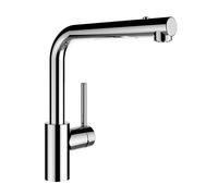 LAUFEN Twinplus Mitigeur de cuisine pivotant, avec douchette extractible, HF905435100000,