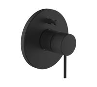 Laufen Twinplus Slim - Mitigeur encastré 2 sorties, noir mat HF505479428000