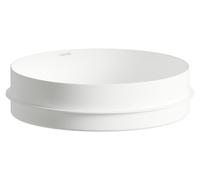 LAUFEN UNISONO Cuvette de lavabo, ronde, sans trou pour robinet, sans trop-plein, 375x375x114mm, H517UO37571121